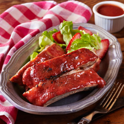 Barbecue Ribs & Strawberry BBQ Recipe