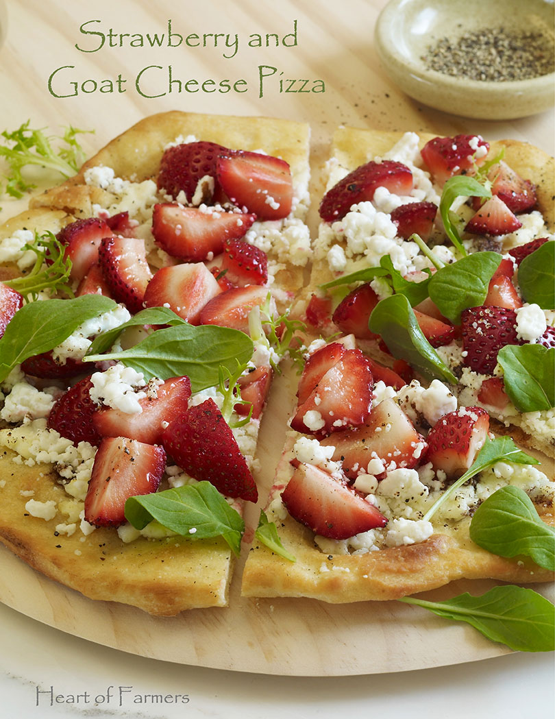 Strawberry and Goat Cheese Pizza