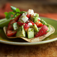 Strawberry & Avocado Tostadas