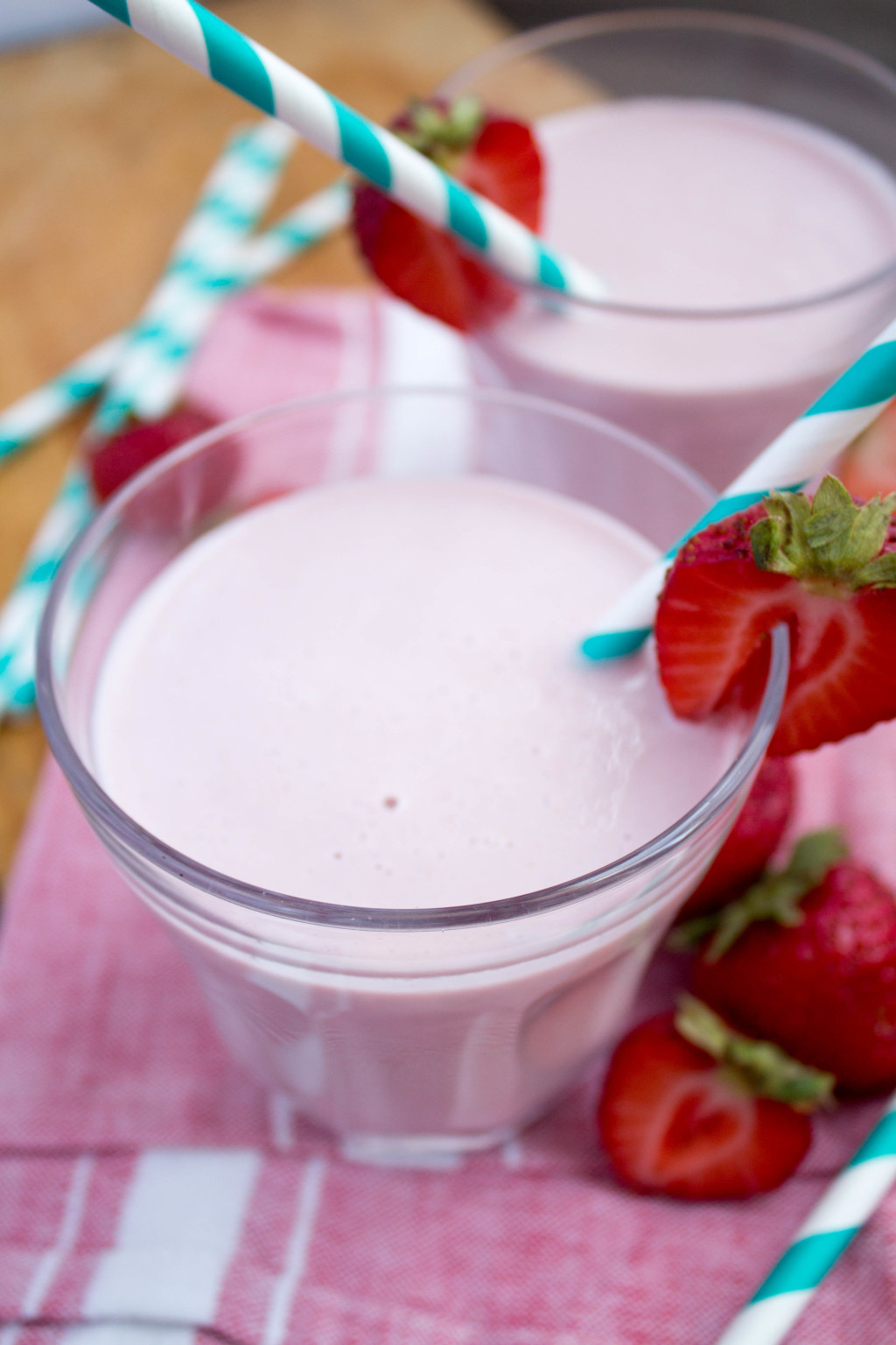 homemade strawberry milk