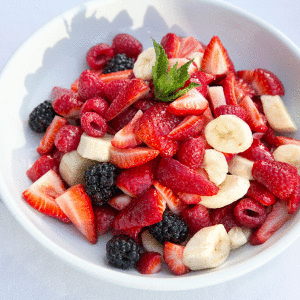 California strawberry fruit bowl