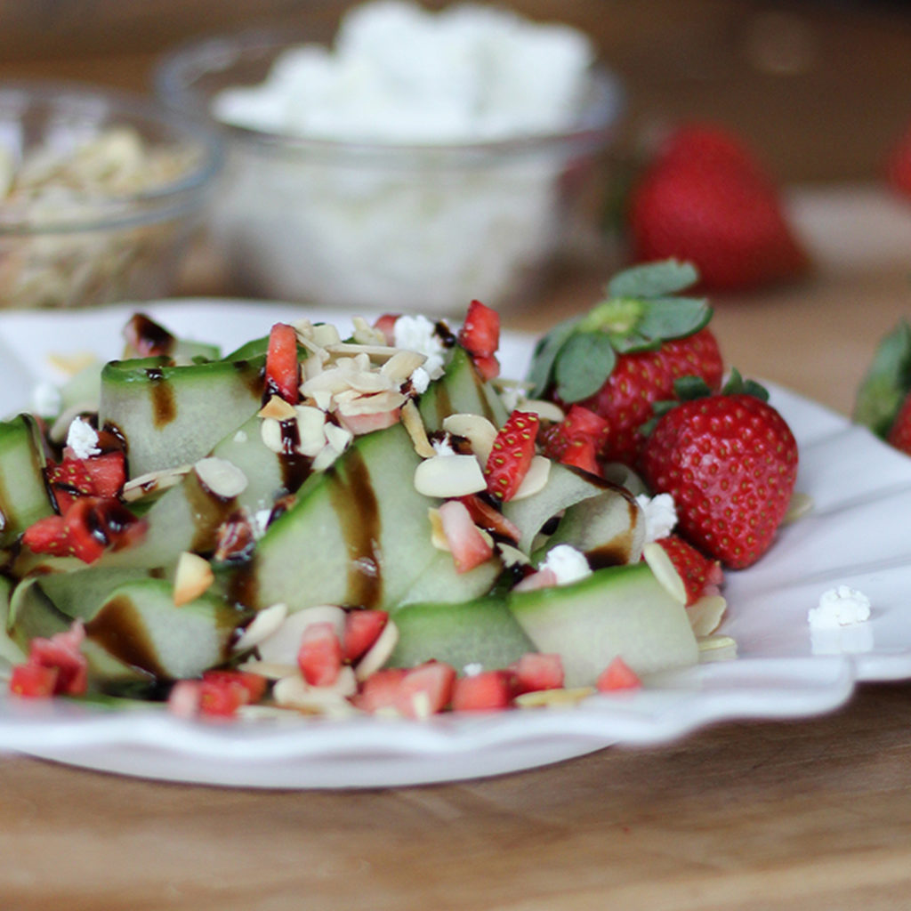 Strawberry Heart Salad