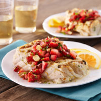 Citrus Halibut Strawberry Relish Recipe