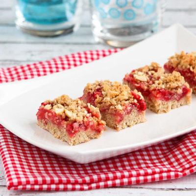 Strawberry Oat Bars