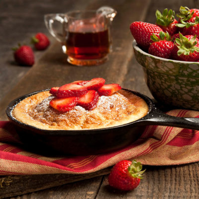 Strawberry Souffle Pancake