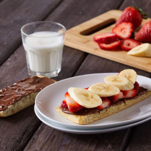 Strawberry + Banana Nutella Panino
