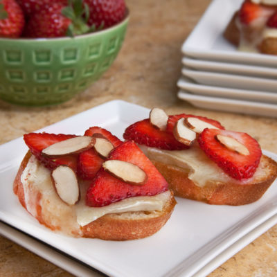 Strawberry + Brie Bruschetta