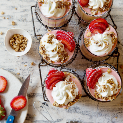 Strawberry Smoothie Parfait