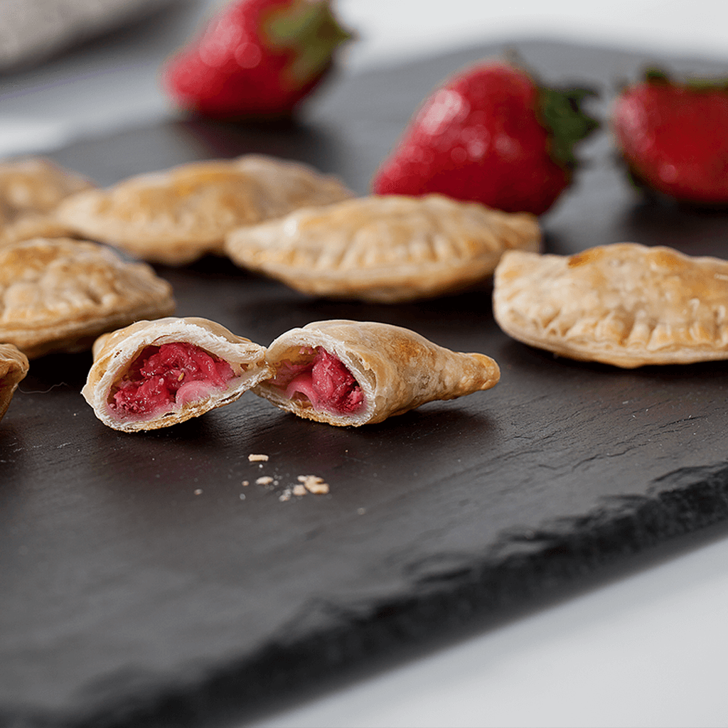 Mini Creamy Strawberry Empanadas