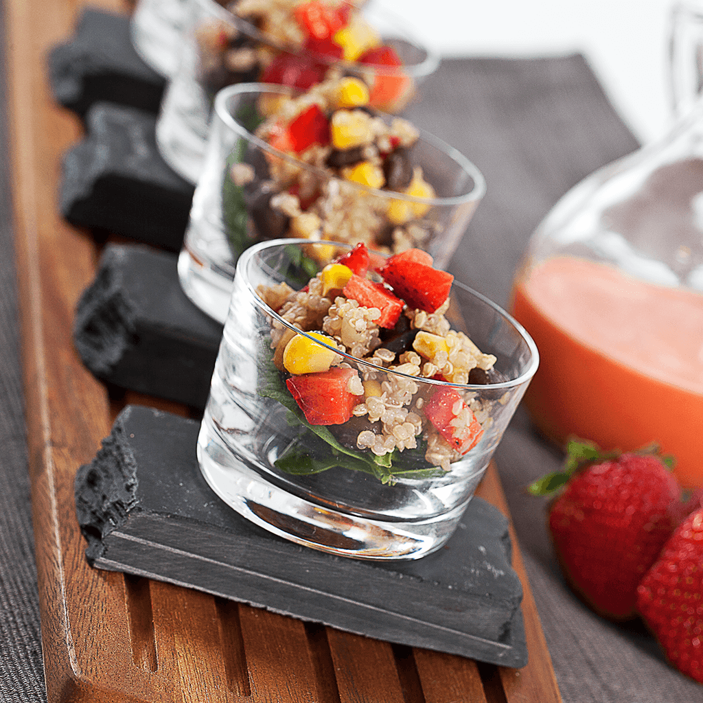 Quinoa Black Bean Strawberry Salad