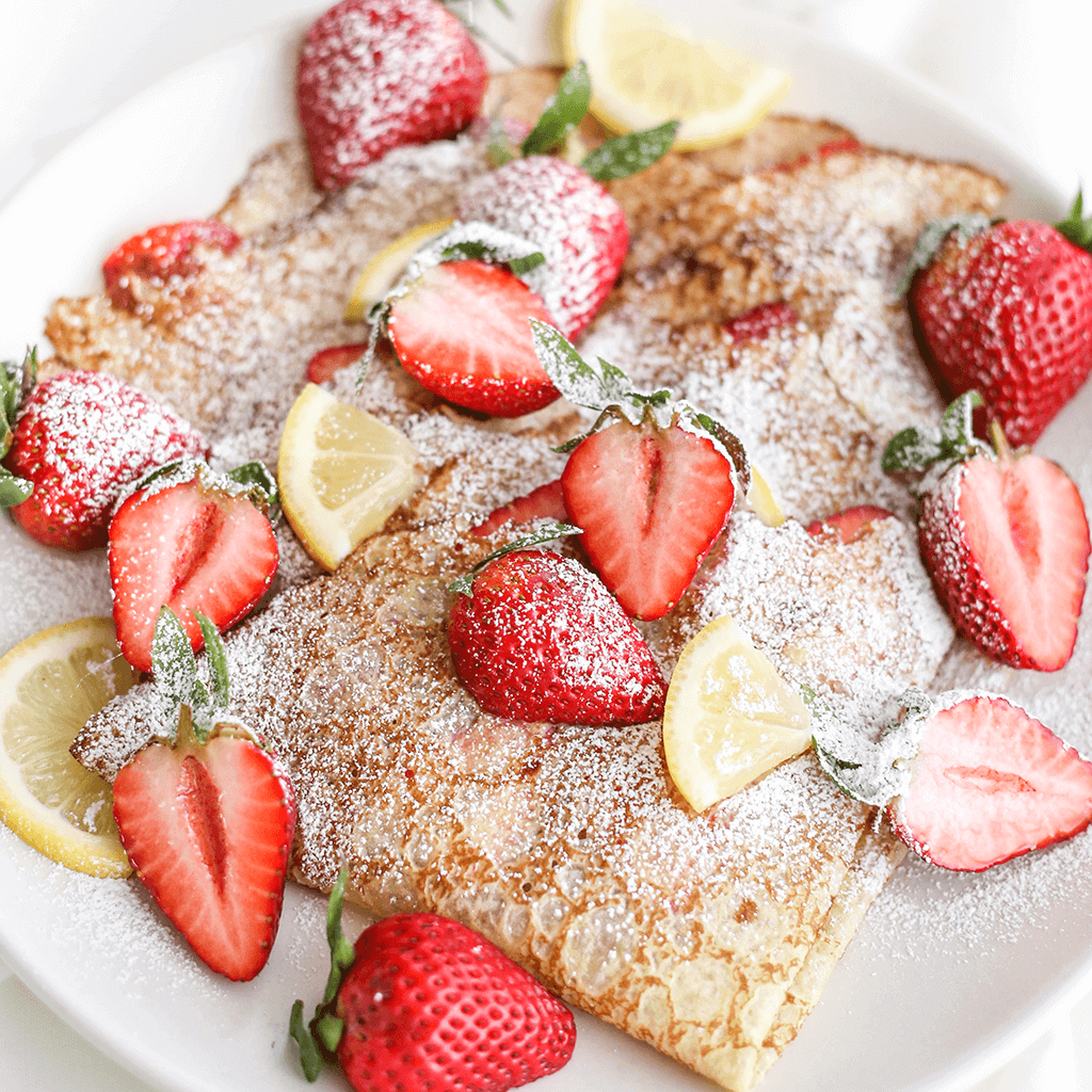 Simple Strawberry Crepes California Strawberry Commission
