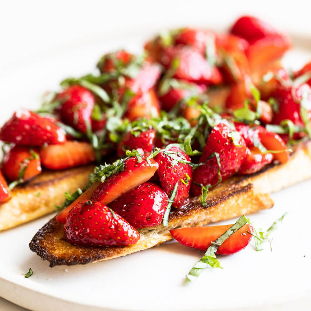 Strawberry Bruschetta California Strawberry Commission