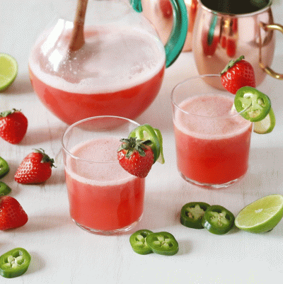Strawberry Mexican Mule