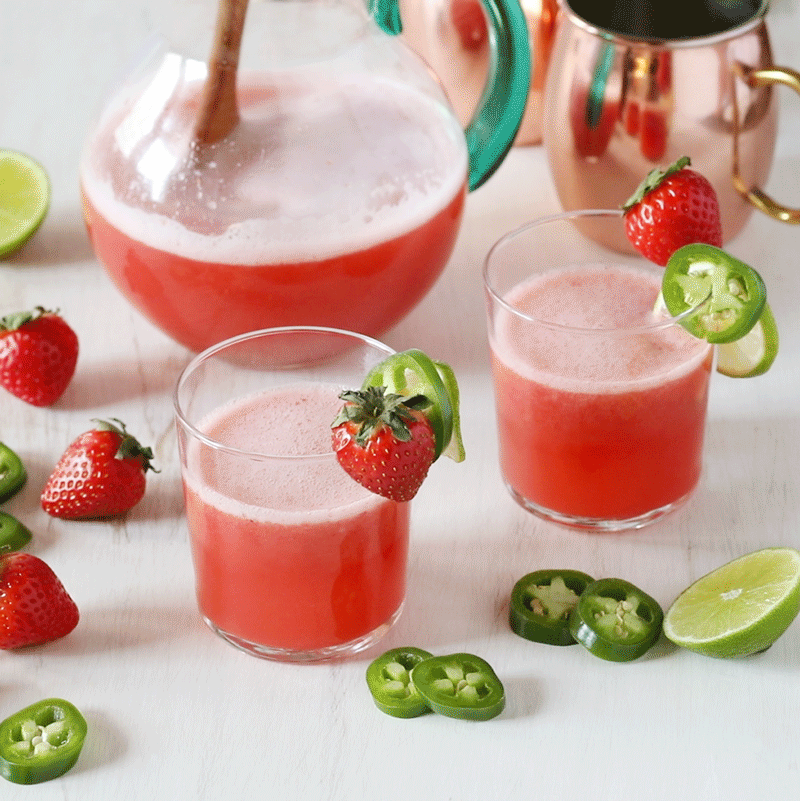 Strawberry Mexican Mule