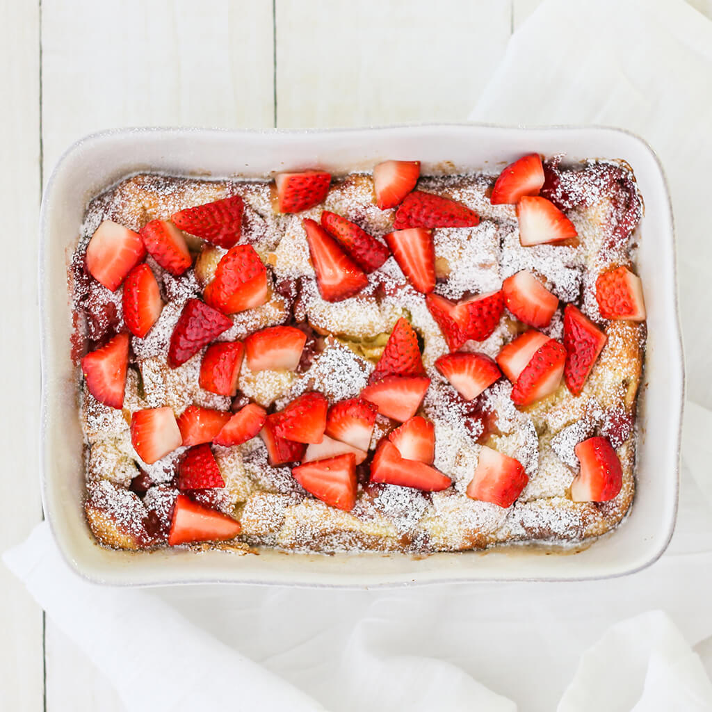 Strawberry French Toast Bake California Strawberry Commission