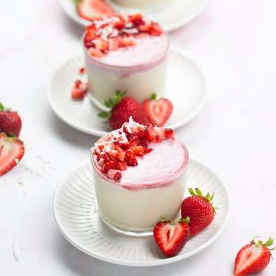 Fresa Colada Mousse