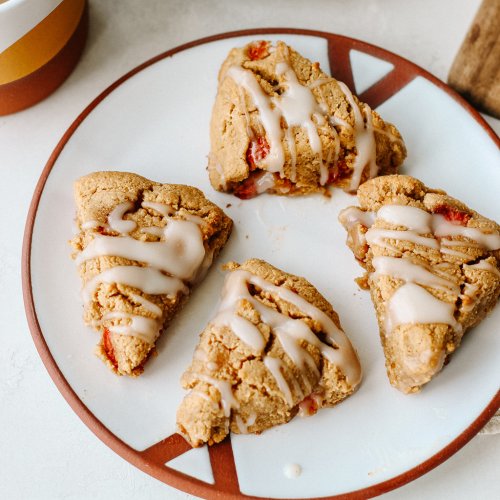 GlutenFree Strawberry Almond Scones California Strawberry Commission