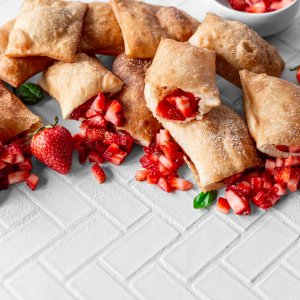 Strawberry-Stuffed Sopapillas