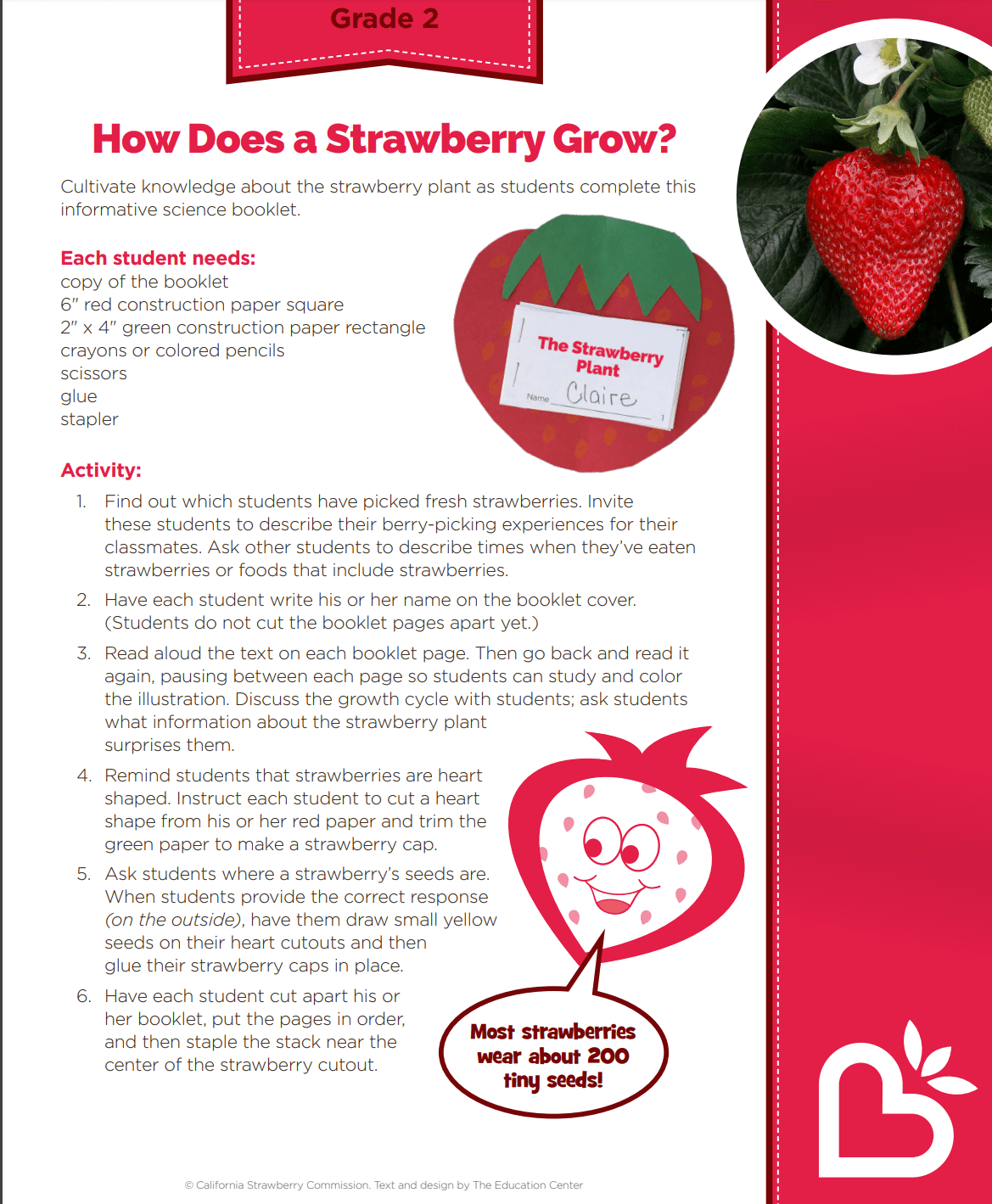 Worksheet1 California Strawberry Commission