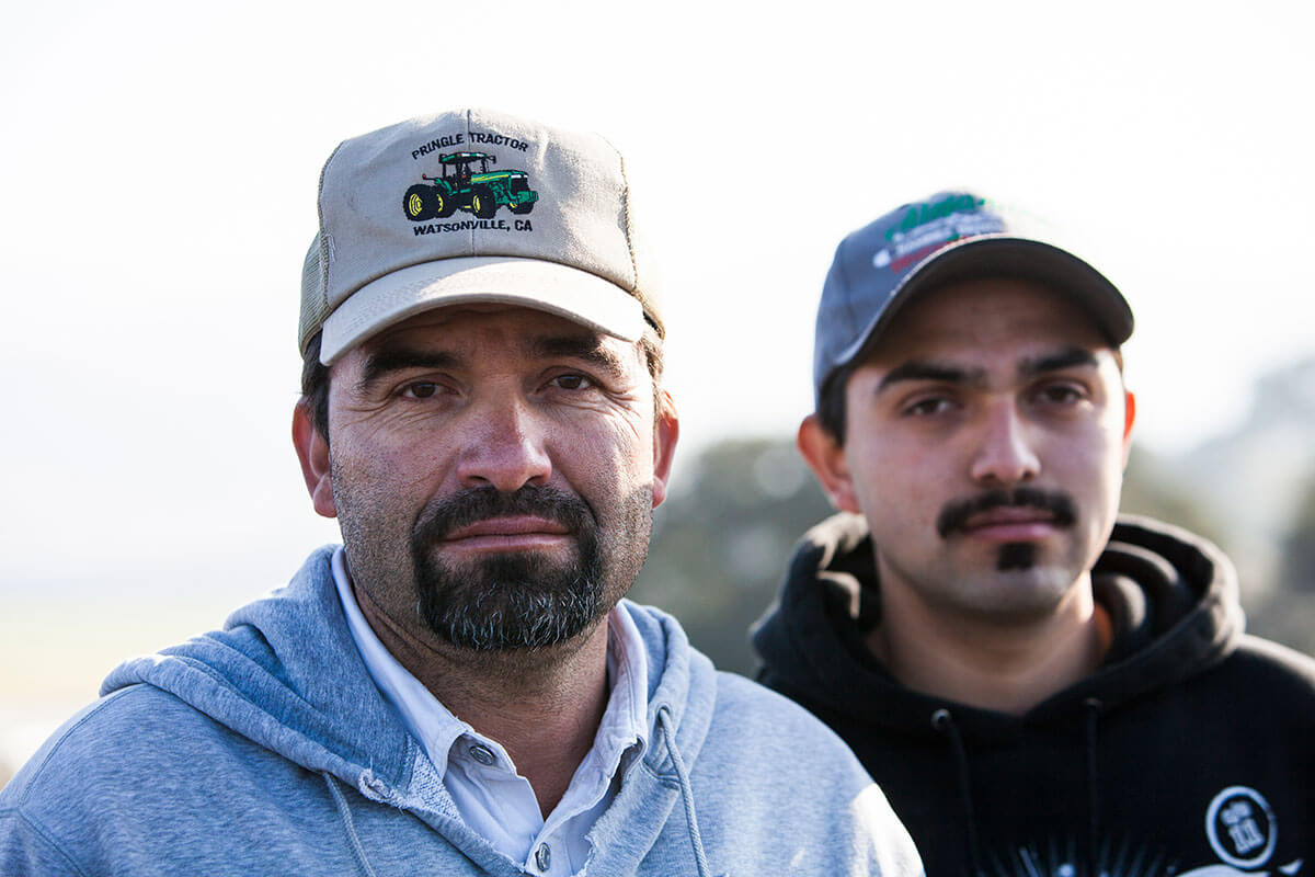 Salinas Strawberry Farmer and Son