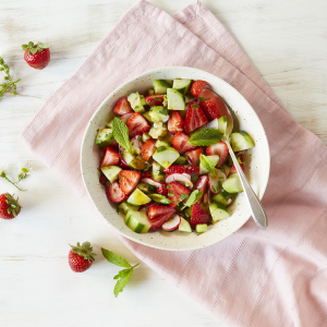 Strawberry Cucumber Salad