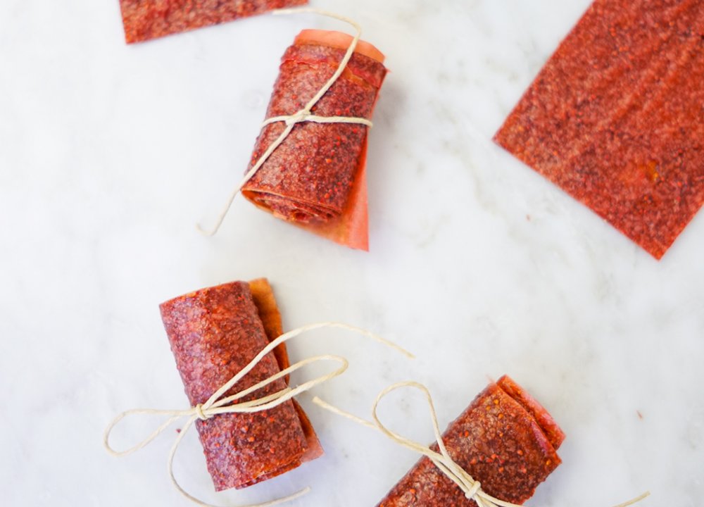 Strawberry Fruit Leather