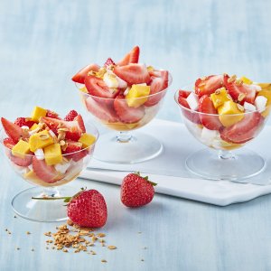 Strawberry Mango Coconut Fruit Cocktail