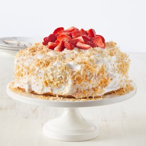 Coconut Strawberry Cake