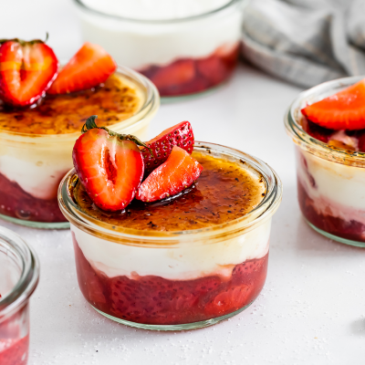 Strawberry Breakfast Brûlée