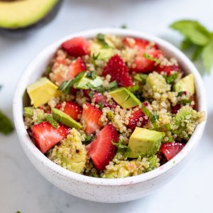 Strawberry Quinoa Salad with Avocado