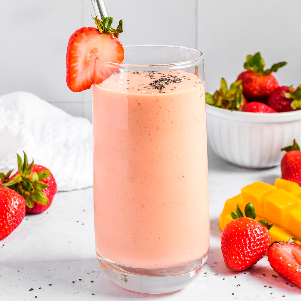 Strawberry Mango Smoothie - California Strawberry Commission