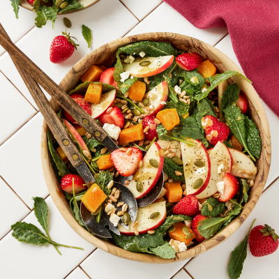 Strawberry Fall Harvest Salad