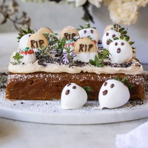 Strawberry Halloween Cake
