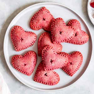 Strawberry Heart Beet Hand Pies