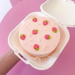 Strawberry Lunchbox cakes