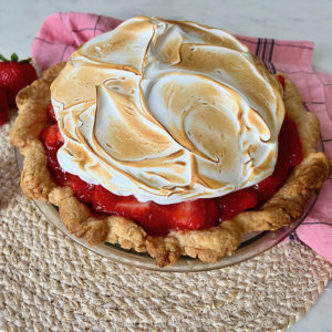 Fresh Strawberry Meringue Pie